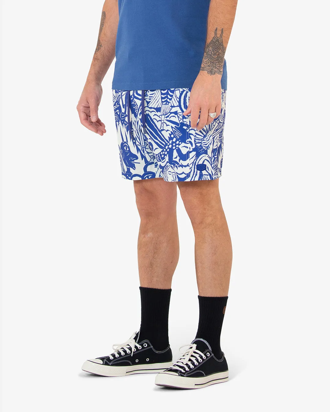 Angels & Demons Boardshort - Blue