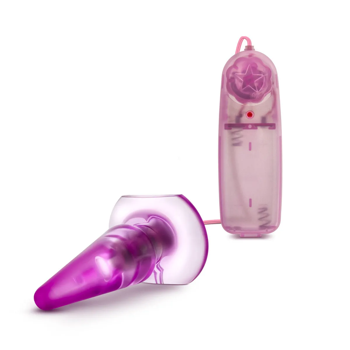 B Yours By Blush® | Basic Pleaser Remote-Control Pink 4-Inch Vibrating Anal Plug