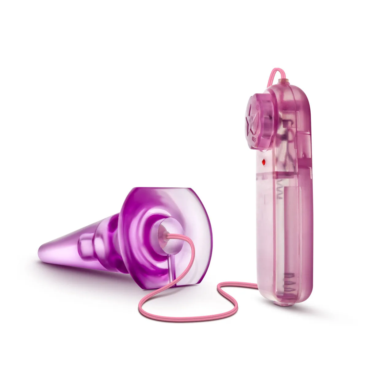 B Yours By Blush® | Basic Pleaser Remote-Control Pink 4-Inch Vibrating Anal Plug