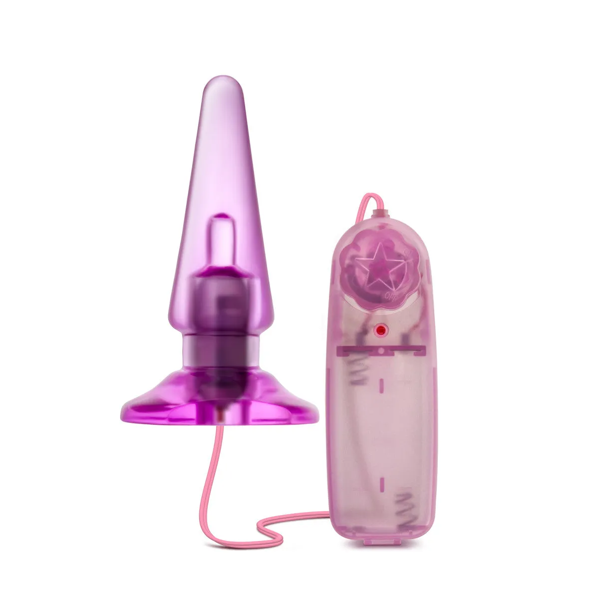 B Yours By Blush® | Basic Pleaser Remote-Control Pink 4-Inch Vibrating Anal Plug
