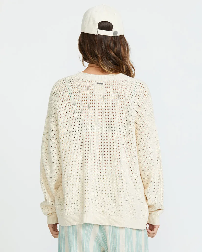 Billabong Loren Cardigan - WHITE CAP