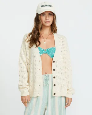 Billabong Loren Cardigan - WHITE CAP