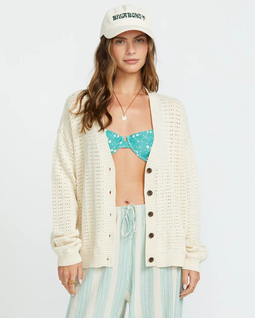 Billabong Loren Cardigan - WHITE CAP