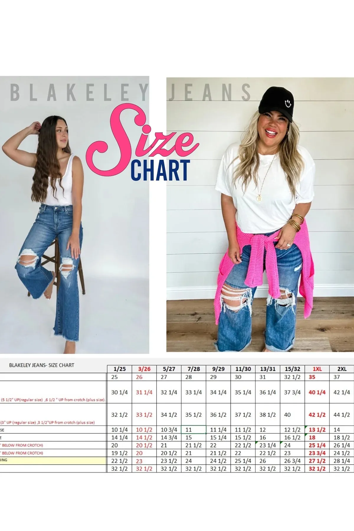 BLAKELEY DISTRESSED DENIM - **PREORDER**