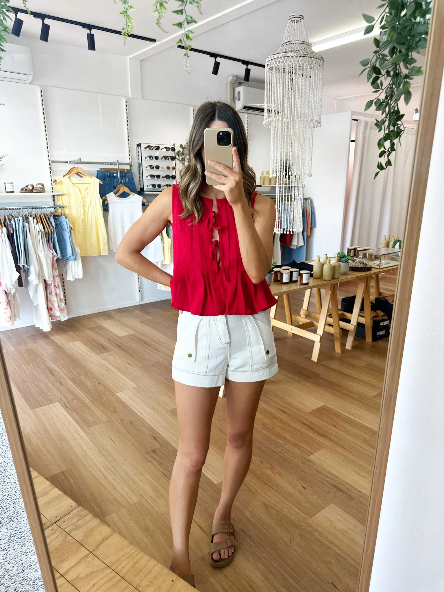 Bobbi Shorts White