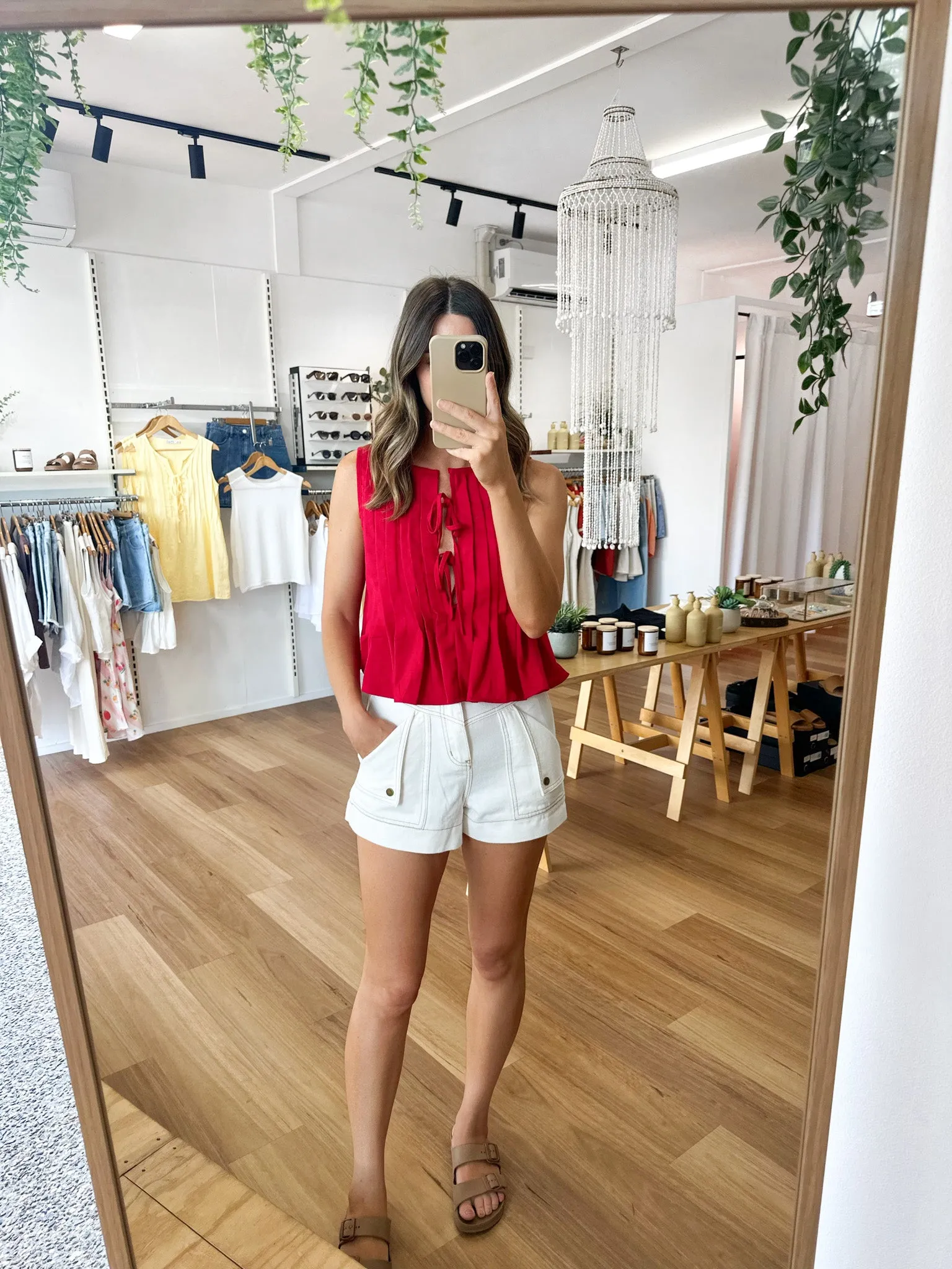 Bobbi Shorts White