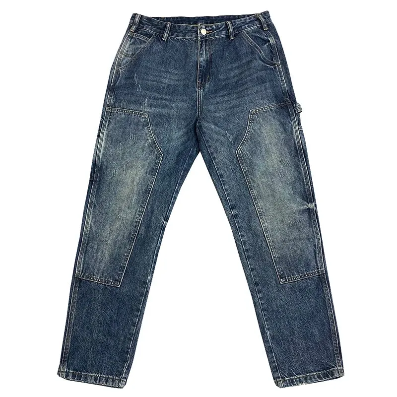 Cargo denim Jeans loose hip hop style Trousers