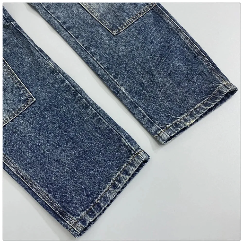 Cargo denim Jeans loose hip hop style Trousers