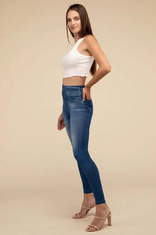 Casual Denim Leggings