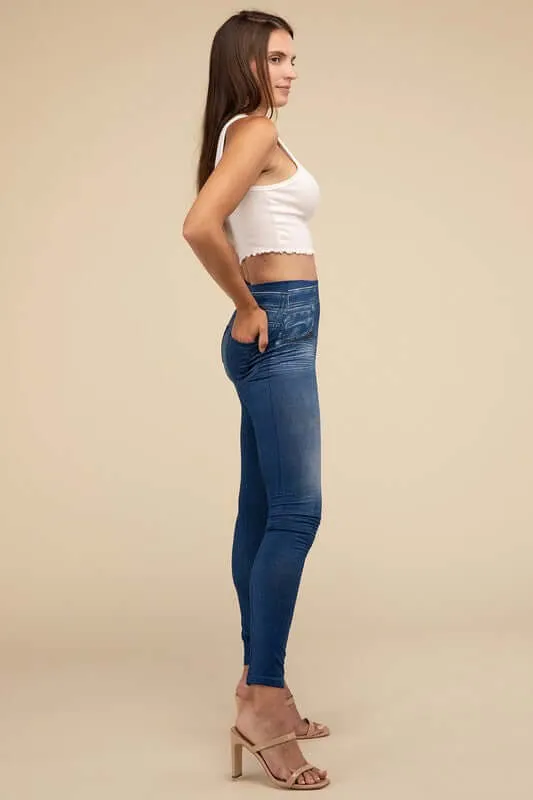 Casual Denim Leggings