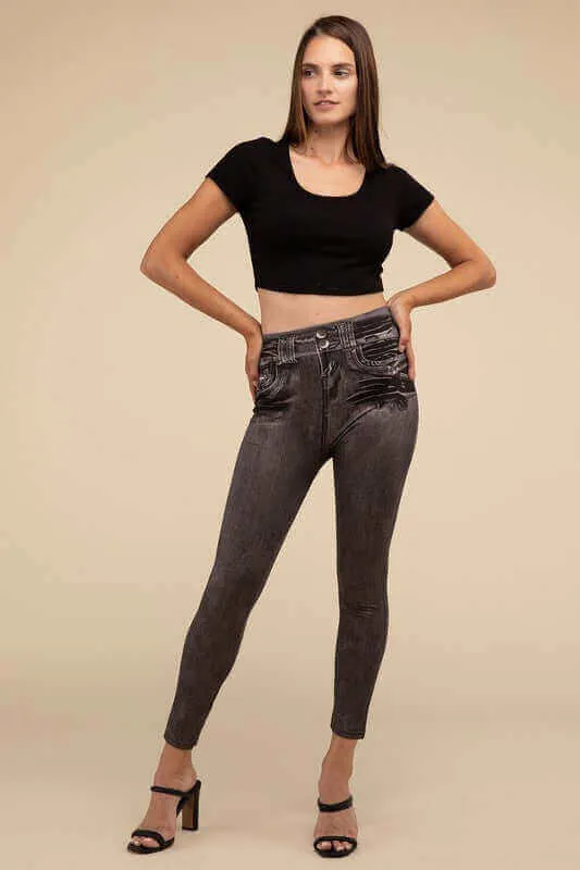 Casual Denim Leggings