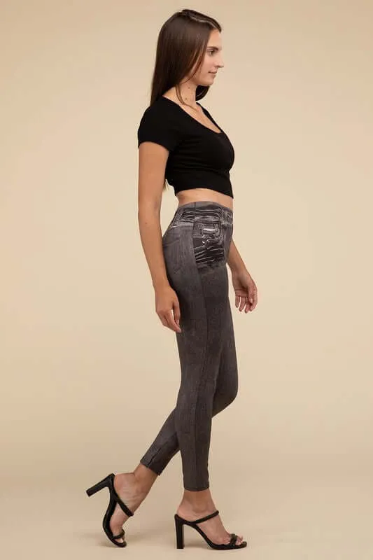 Casual Denim Leggings