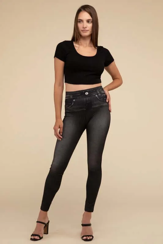 Casual Denim Leggings