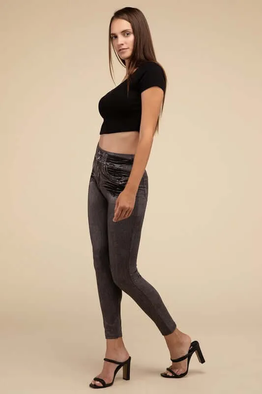 Casual Denim Leggings