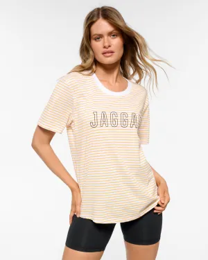 CLASSIC KEYLINE TEE MANGO STRIPE