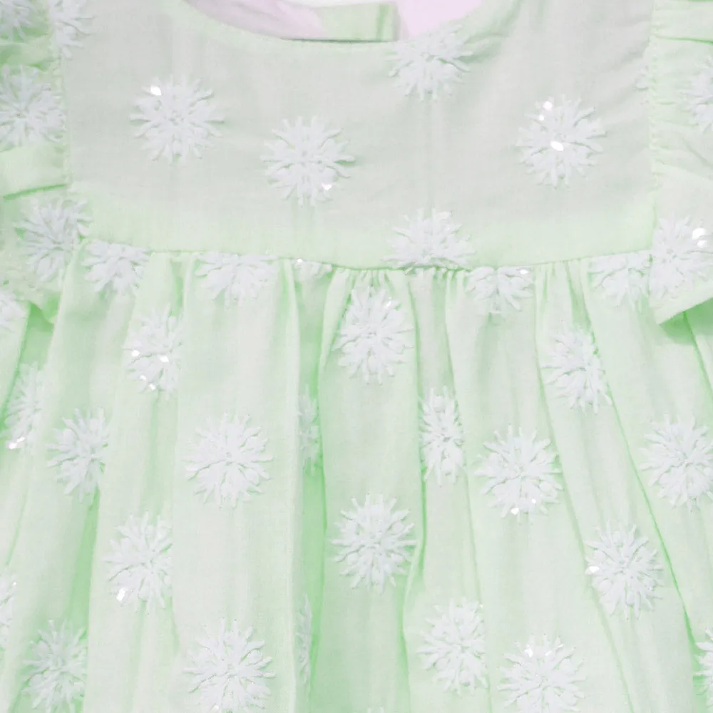 Cotton Embroidered Dress