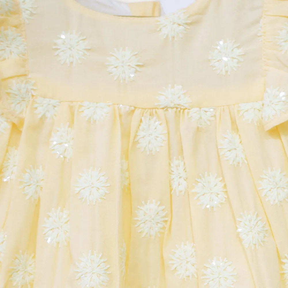 Cotton Embroidered Dress