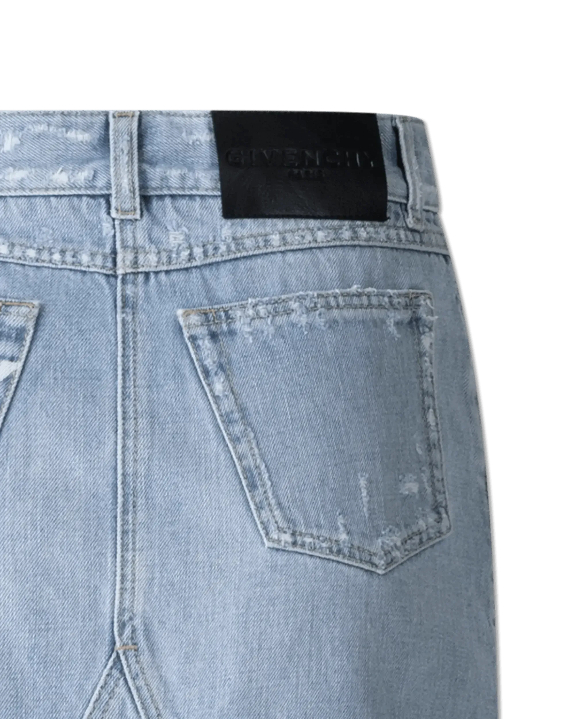 Denim Mini Skirt With Logo