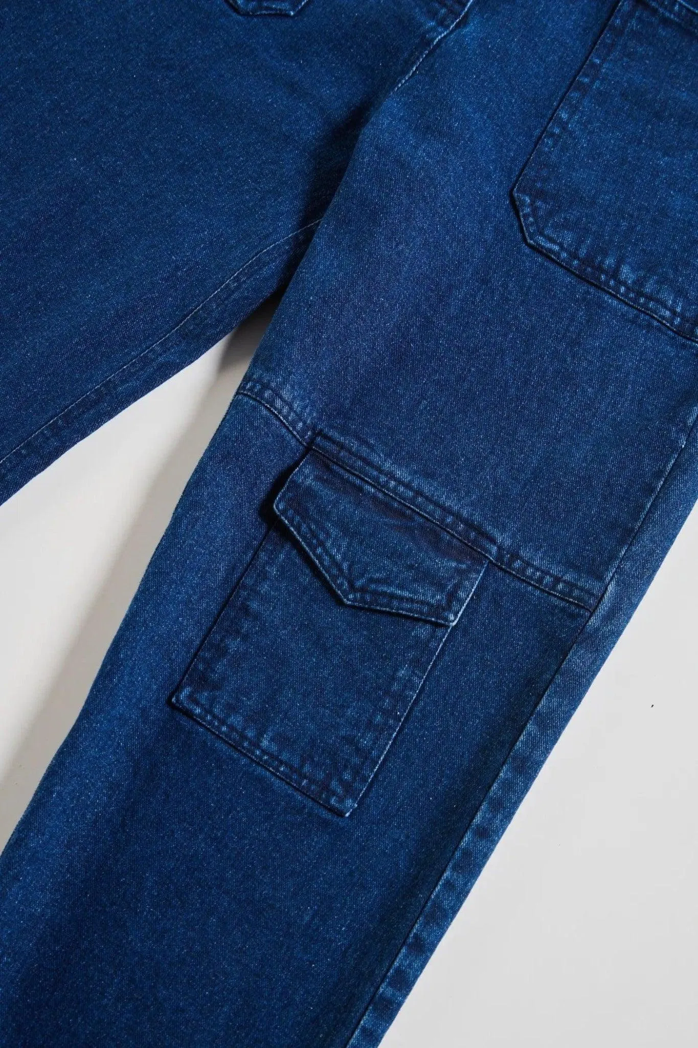 Denim Straight Pants