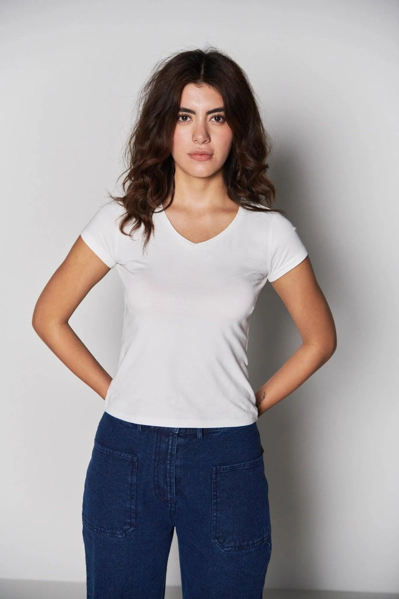 Denim Straight Pants