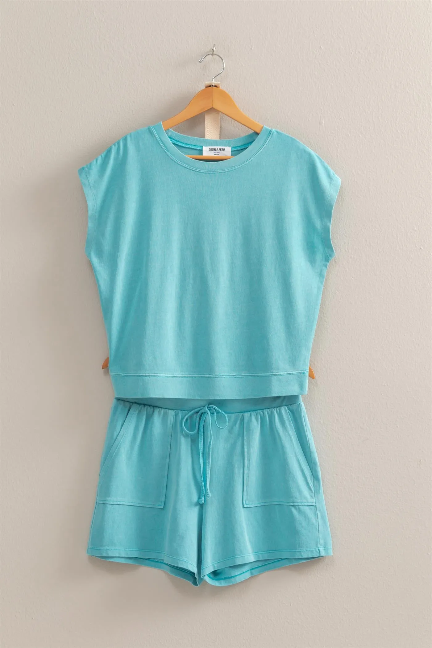 DZ25A913-SET-Matching Top And Shorts Set
