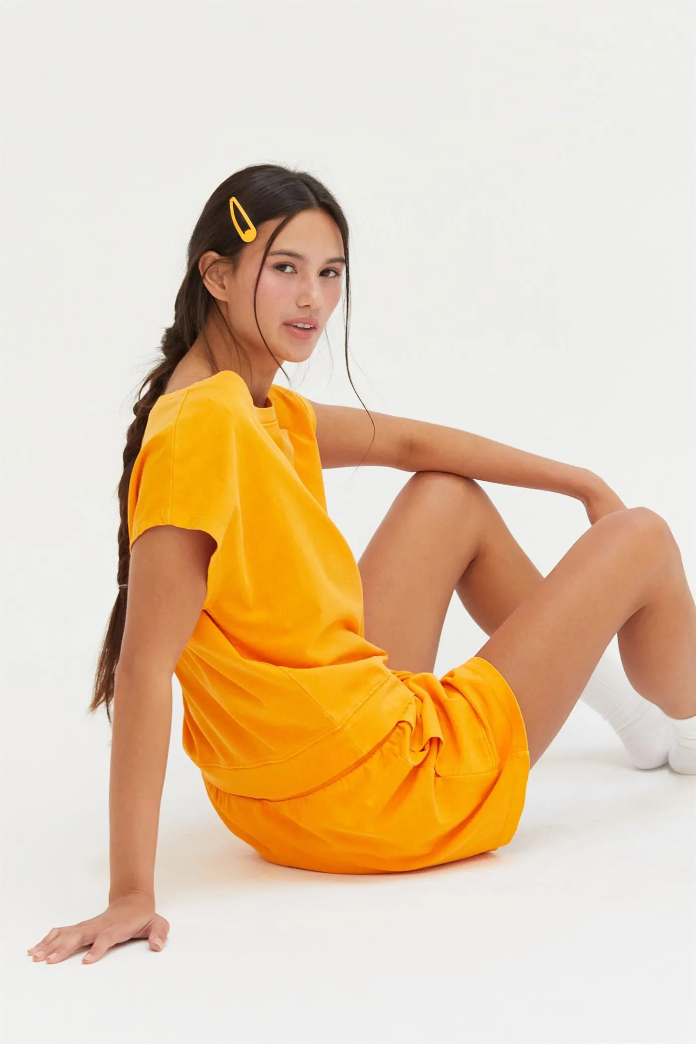 DZ25A913-SET-Matching Top And Shorts Set
