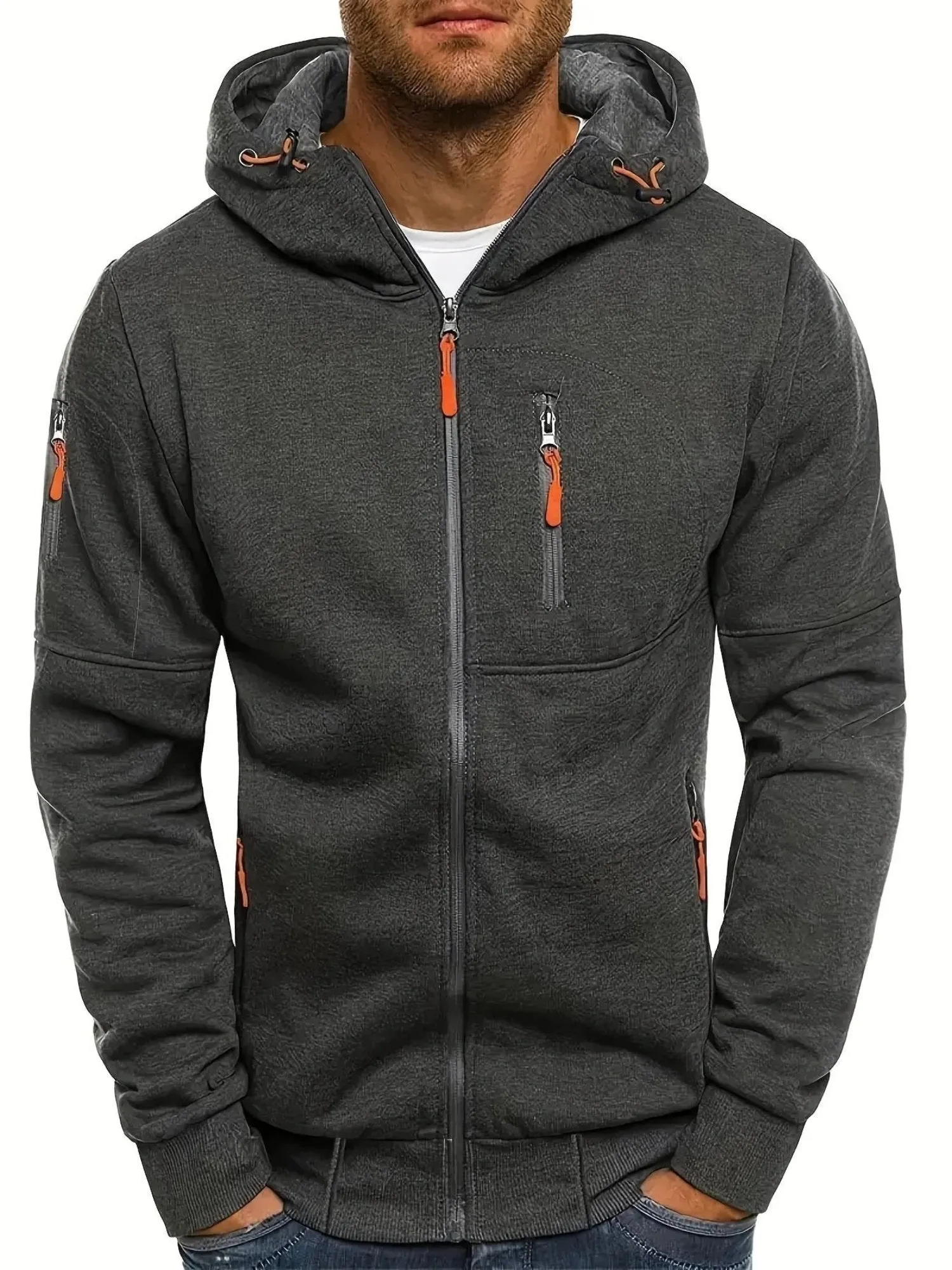 Gordon - Hooded Jacket with Zip - Casual - Comfortable - Ideal for Autumn/Winter