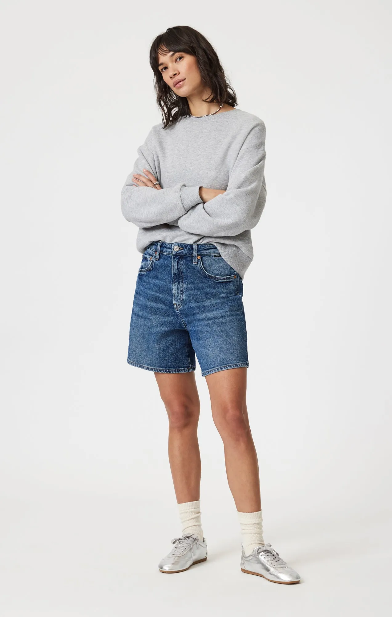 HEIDI LONG SHORTS IN DARK 90'S