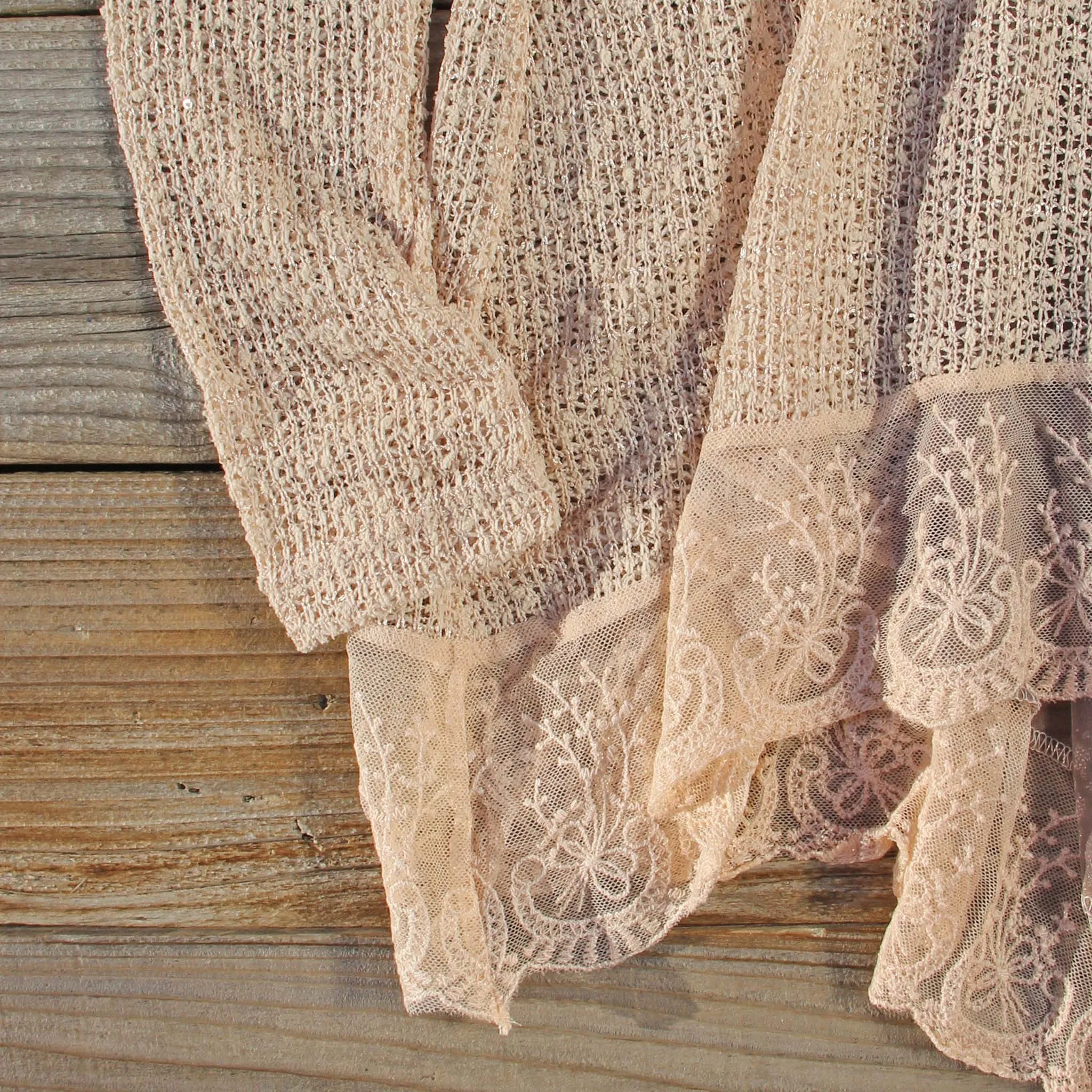 Lace & Tie Sweater