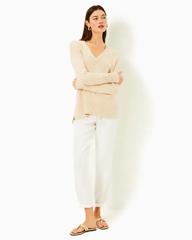 Lilly Pulitzer Women's Bedford Sweater - Wicker Tan Marl