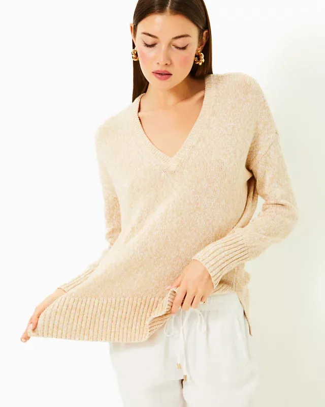 Lilly Pulitzer Women's Bedford Sweater - Wicker Tan Marl