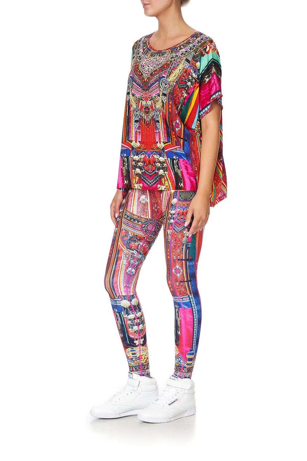 LOOSE FIT ROUND NECK TEE KALEIDOSCOPE KEEPSAKE