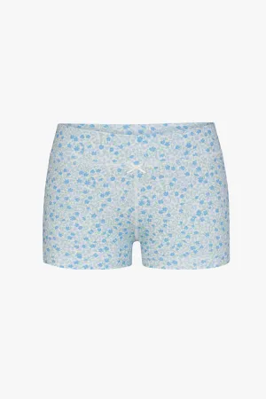 LOUNGE BIKE SHORTS IN MORNING GLORY