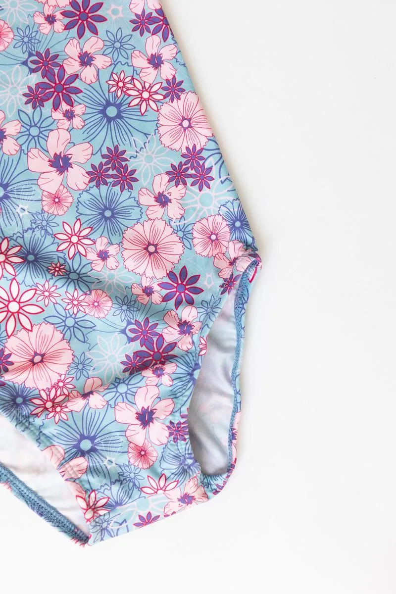 Love Blooms S/s Flutter Sleeve Leotard