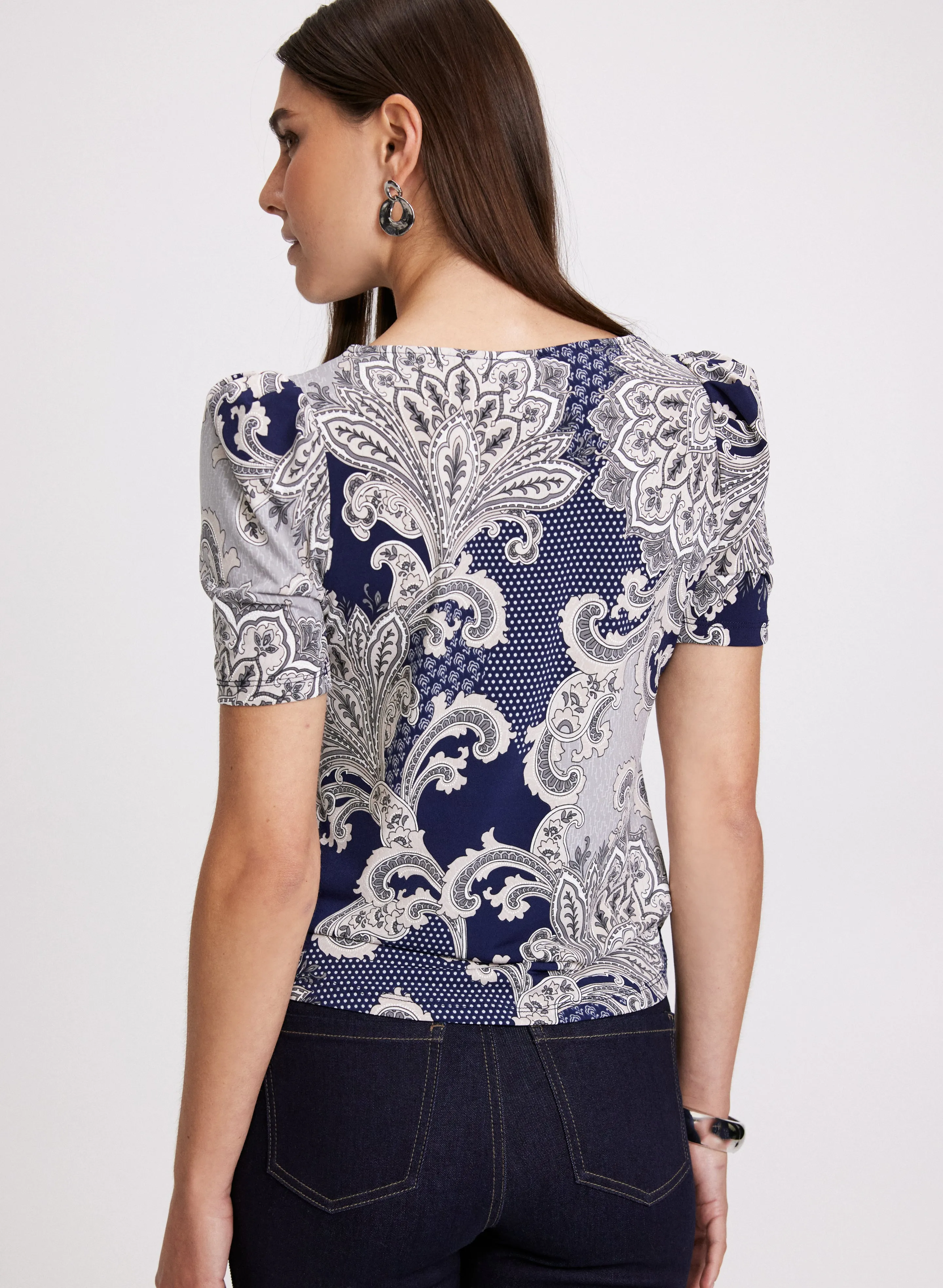 Mixed Print Top