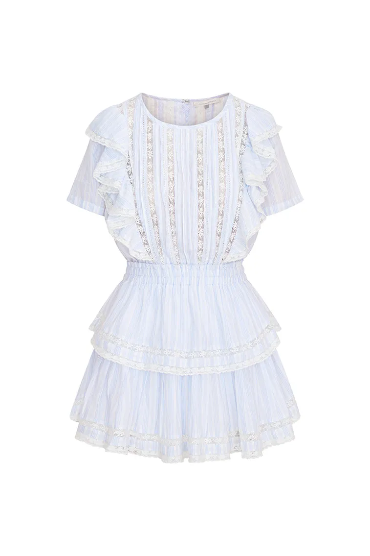 Natasha Stripe Cotton Mini Dress