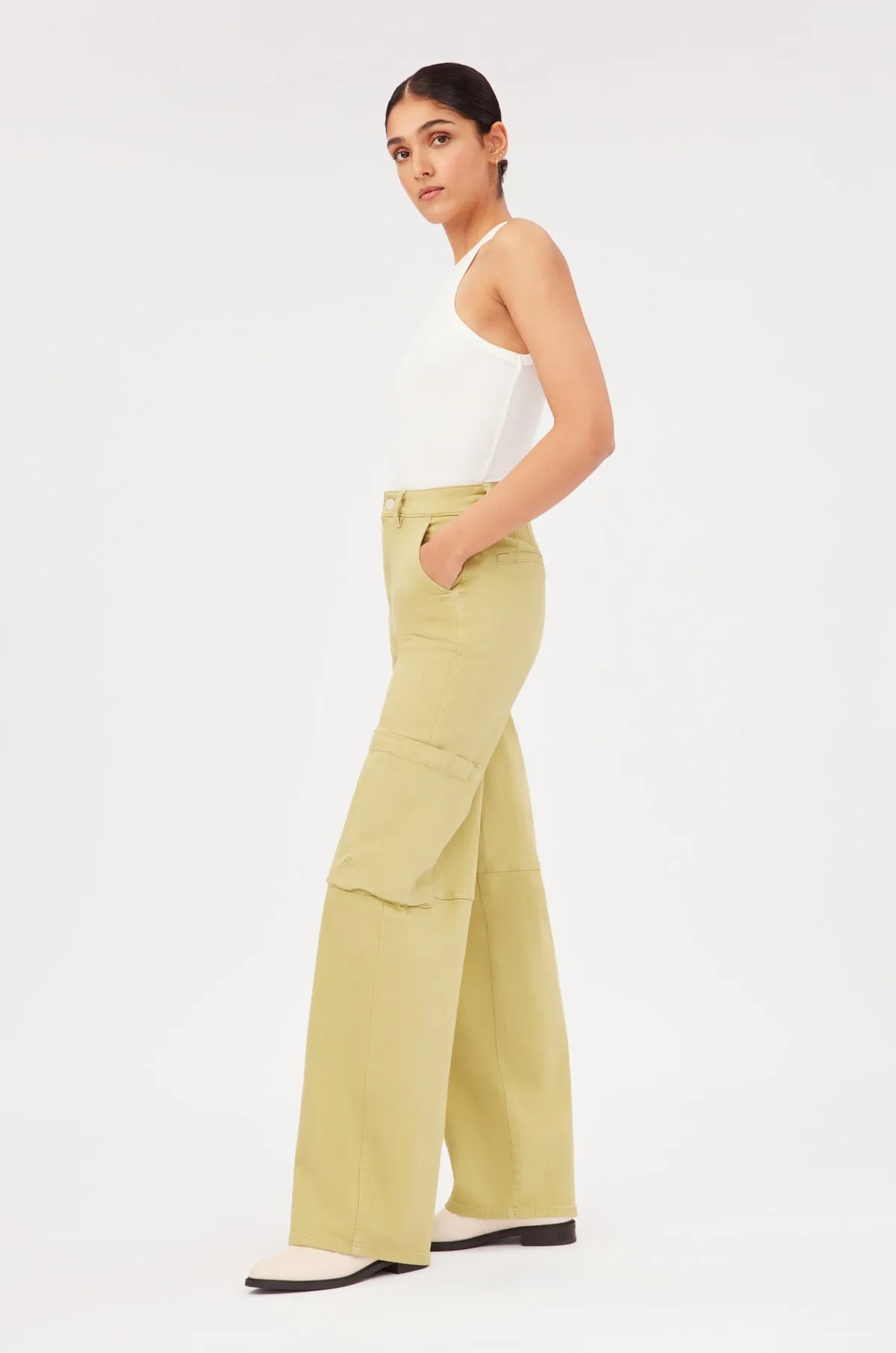 NCE CARGO - WIDE LEG JEANS | FERN