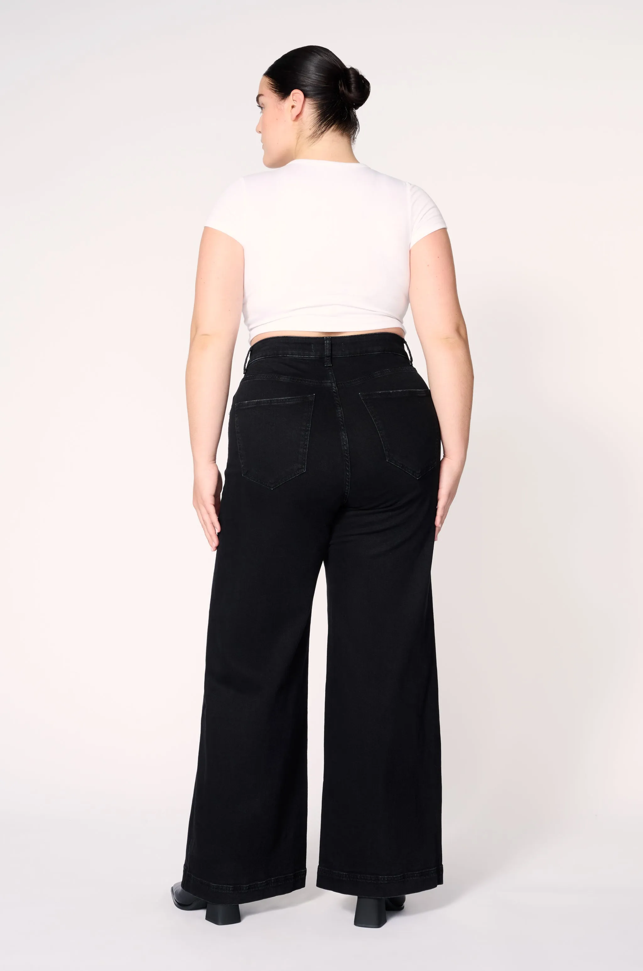 NCE PLUS - WIDE LEG JEANS | INKWELL