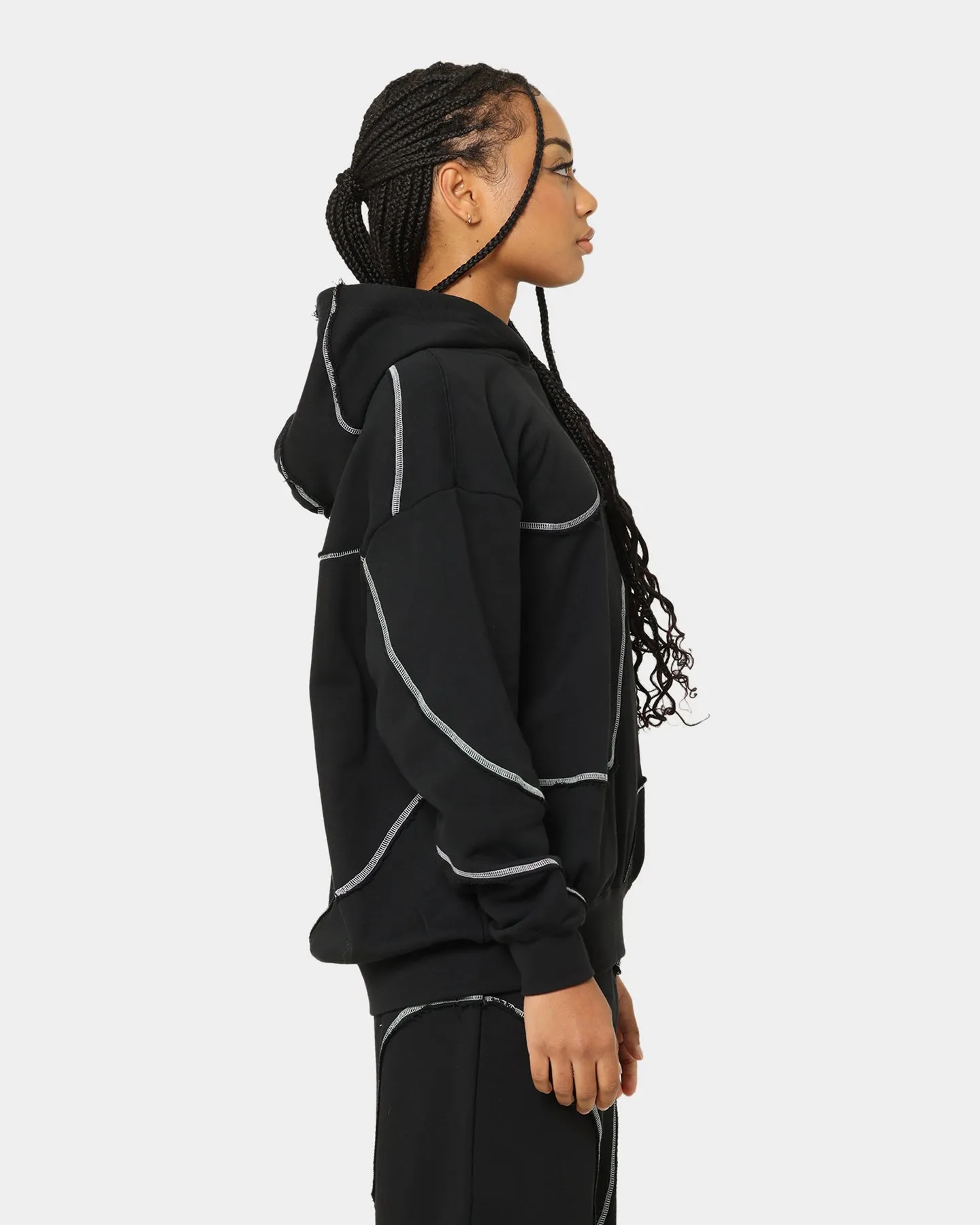 Nike Women's Sportswear Swirl Oversized Hoodie Black/White