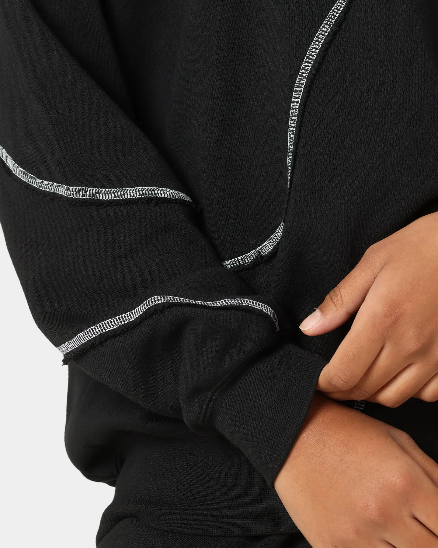 Nike Women's Sportswear Swirl Oversized Hoodie Black/White