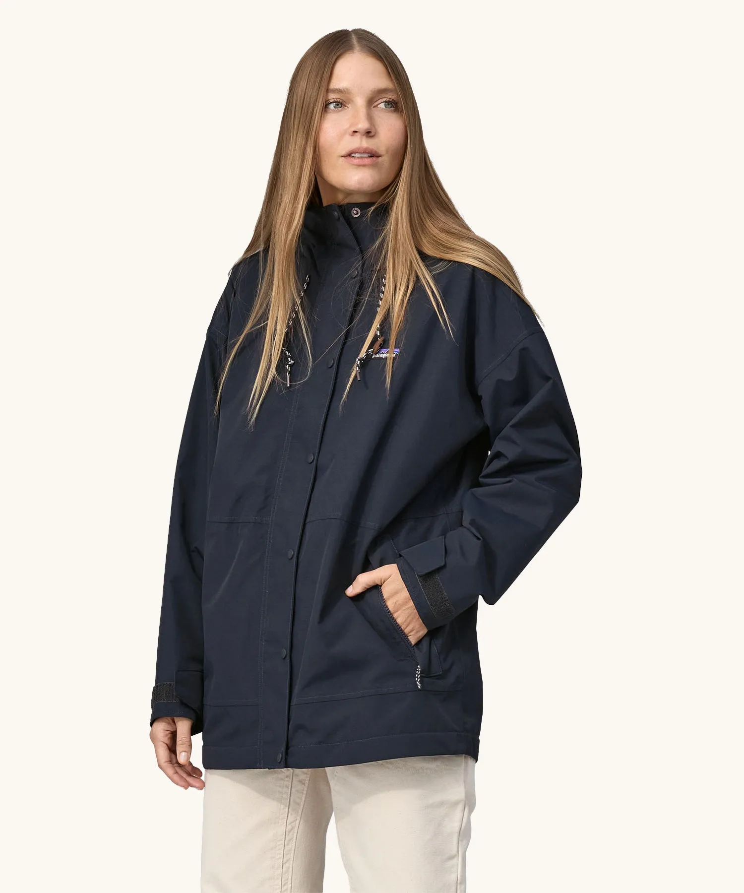 Patagonia Women's Outdoor Everyday Rain Jacket - Pitch Blue
