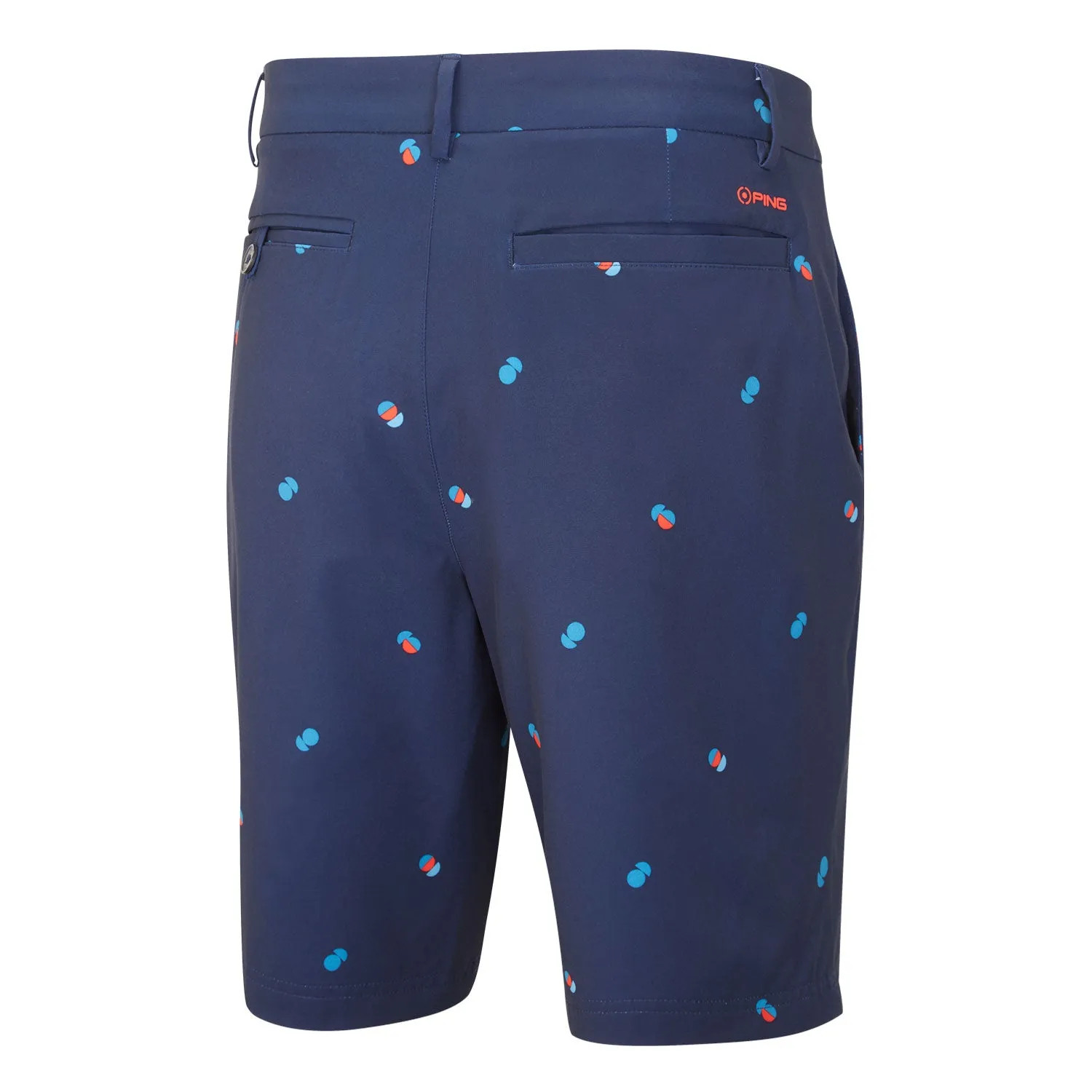 Ping Swift Split Ball Golf Shorts - Navy Multi