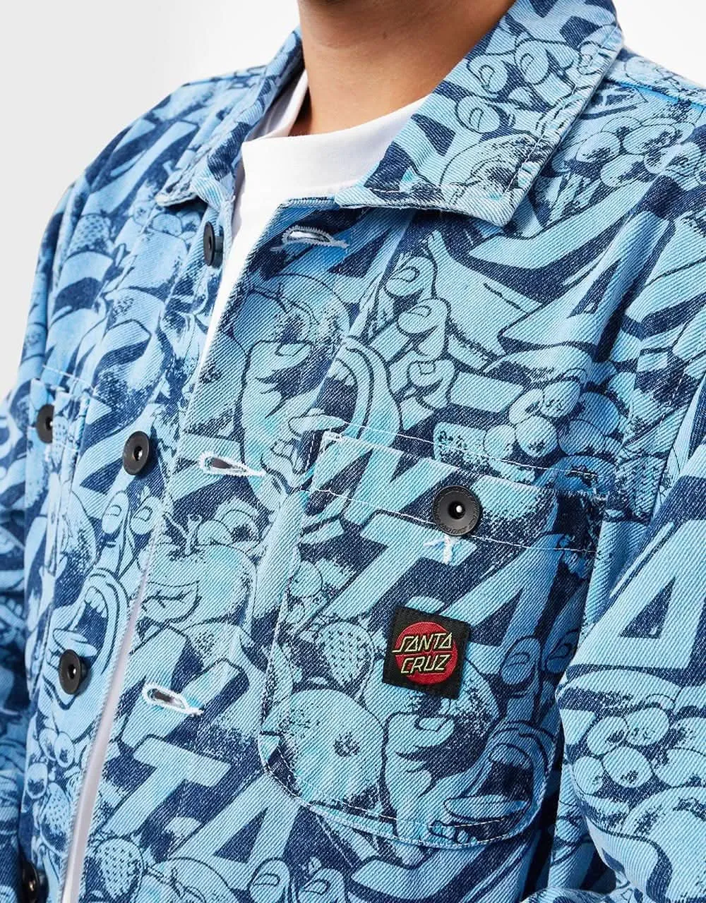 Santa Cruz Watkins Jacket - Platter Denim