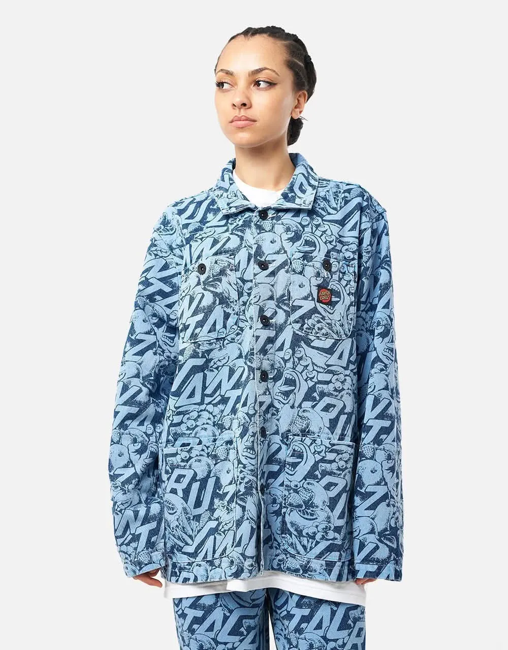 Santa Cruz Watkins Jacket - Platter Denim