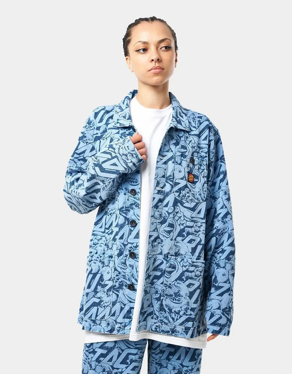 Santa Cruz Watkins Jacket - Platter Denim