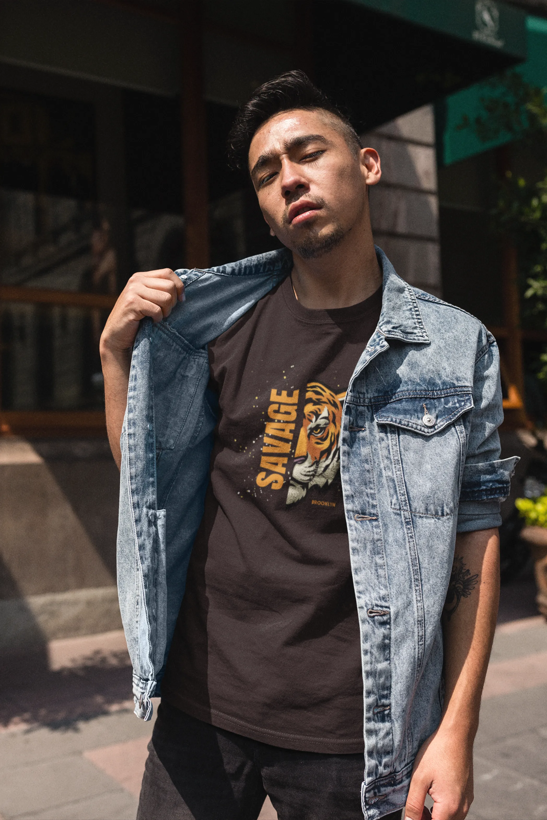 Save The Tiger Printed T-shirt for men