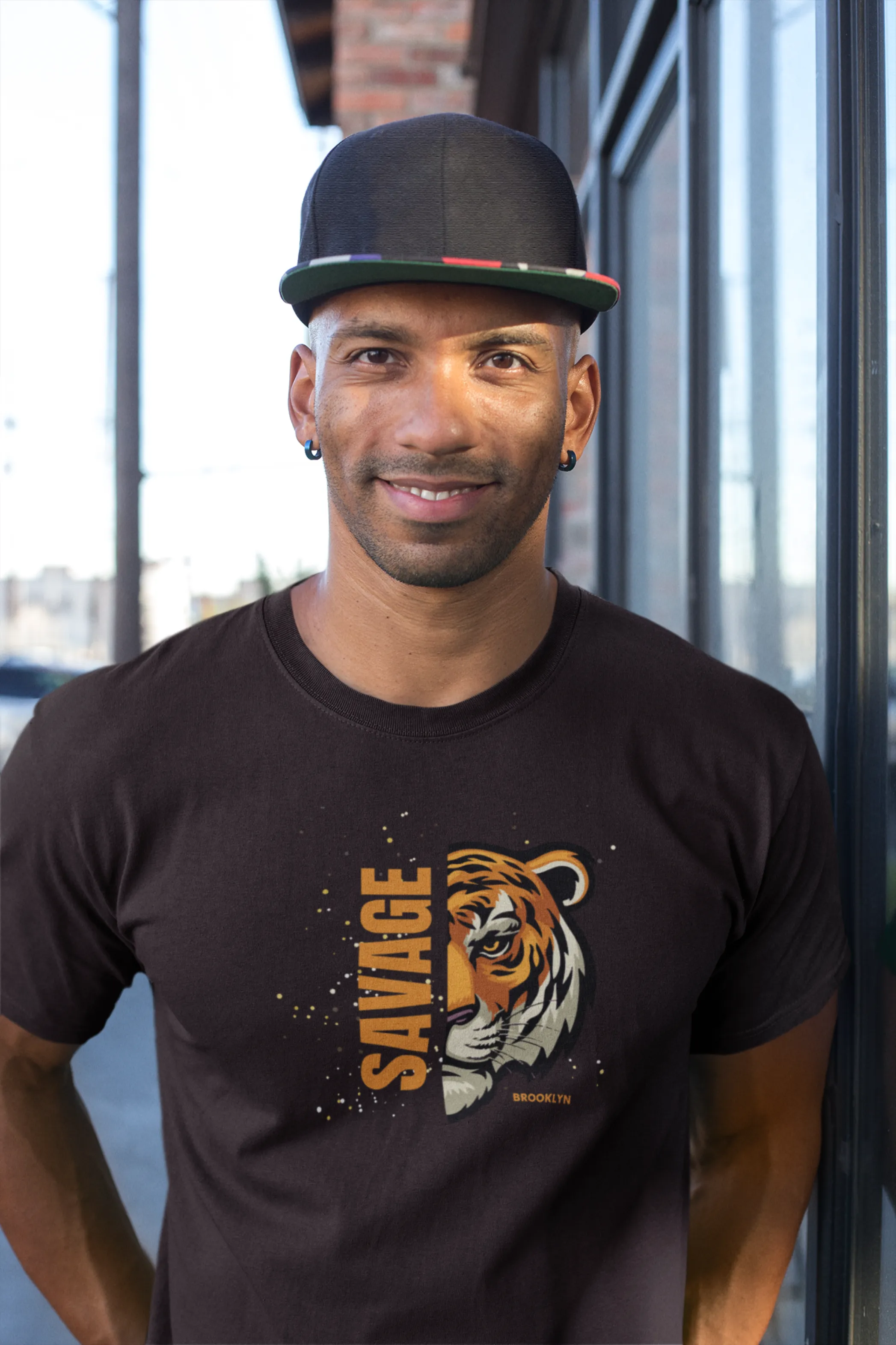 Save The Tiger Printed T-shirt for men