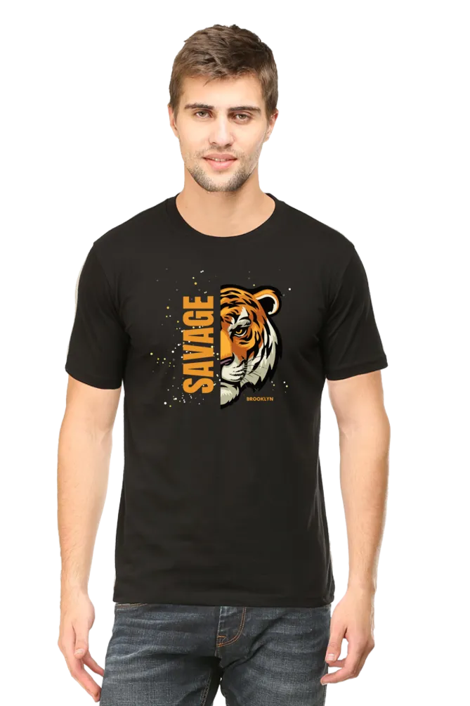 Save The Tiger Printed T-shirt for men