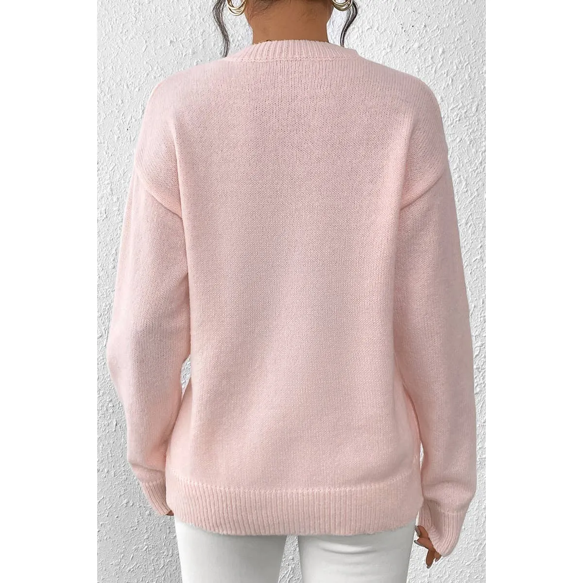 Sequin Bow Sweater