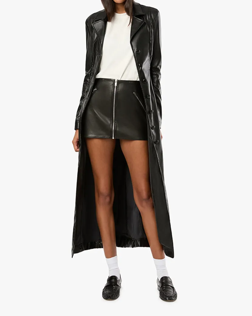 Slim Vegan Leather Jacket
